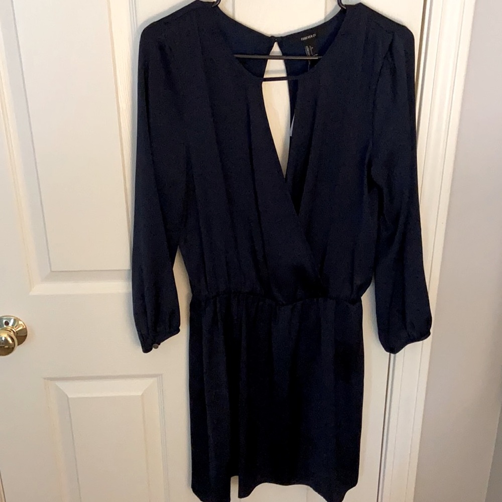 Forever 21 Short Navy Dress